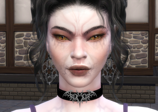 sims4 custom sim download occult female Anica Constantin by Bonita100 Face View