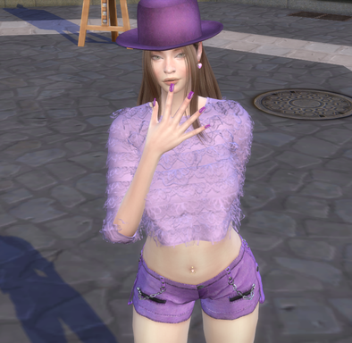 the sims 4 custom content download girl Anica Constantin by Bonita100 Body View