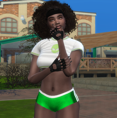 sims realistic style download girl Kalisha Robinson by Bonita100 Body View