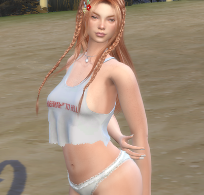 sims 4 custom content download girl India Stewart by Bonita100 Body View