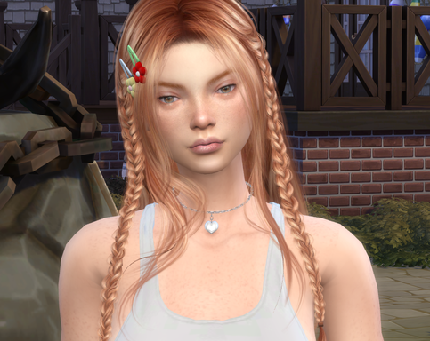 sims4 cc download redhead female India Stewart by Bonita100 Face View