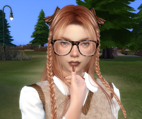 sims realistic style download redhead female India Stewart by Bonita100 Face View