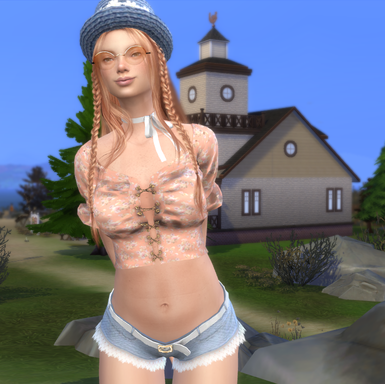 sims game alpha cc style download girl India Stewart by Bonita100 Body View