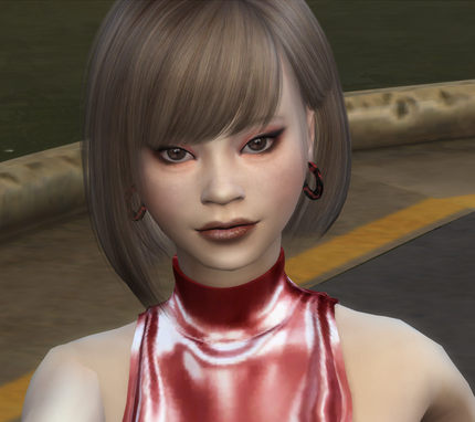 sims alpha cc style download asian girls female Yaeko Ishida by Bonita100 Face View