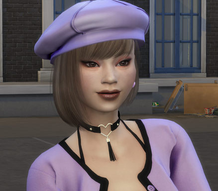 sims 4 premium cc download asian girls female Yaeko Ishida by Bonita100 Face View