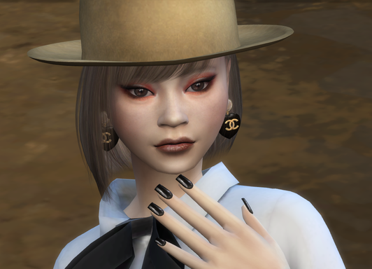 sims game cc download asian girls female Yaeko Ishida by Bonita100 Face View