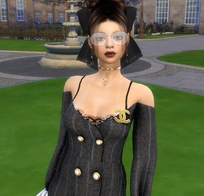 the sims 4 custom content download brunette female Marisol Ramirez by Bonita100 Body View