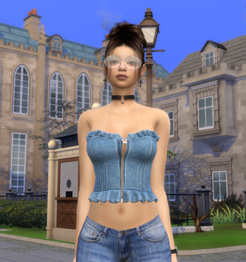sims game alpha cc download brunette female Marisol Ramirez by Bonita100 Body View