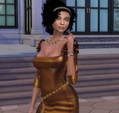 the sims 4 custom character download girl Fadwa Malik by Bonita100 Body View