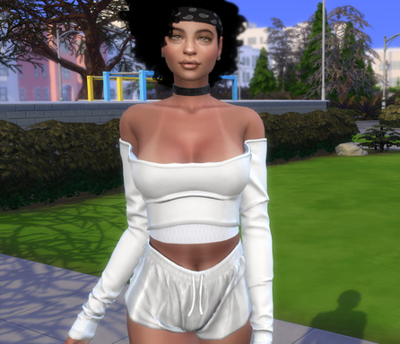 sims game custom content download girl Fadwa Malik by Bonita100 Body View