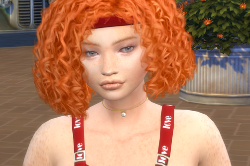 sims high detail download redhead female Alannah Connor by Bonita100 Face View