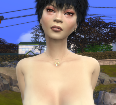 sims 4 alpha cc style download girl Asuka Nakamura by Bonita100 Face View