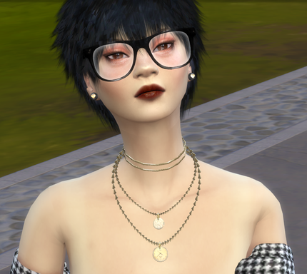 the sims 4 premium cc download girl Asuka Nakamura by Bonita100 Face View