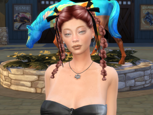 sims4 alpha cc download girl Lara Szabo by Bonita100 Face View