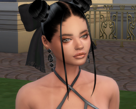 sims 4 alpha cc style download brunette female Alondra Canales by Bonita100 Face View