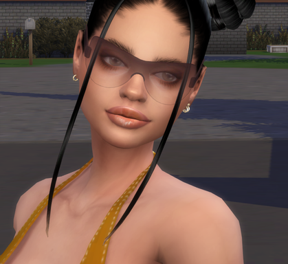 sims4 cc download brunette female Alondra Canales by Bonita100 Face View