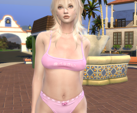 sims 4 alpha cc download blonde female Carla Del Bianco by Bonita100 Body View