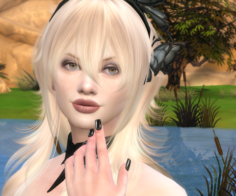 the sims 4 custom content download girl Carla Del Bianco by Bonita100 Face View