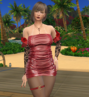 the sims 4 alpha cc download woman Dulce Alvarez by Bonita100 Body View