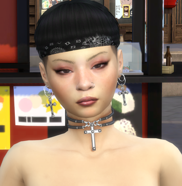 the sims 4 cc download girl Kimiko Saito by Bonita100 Face View