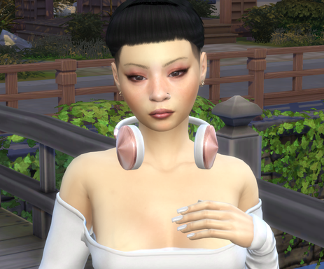sims4 high detail download girl Kimiko Saito by Bonita100 Face View
