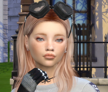 the sims 4 realistic style download girl Kaija Halko by Bonita100 Face View