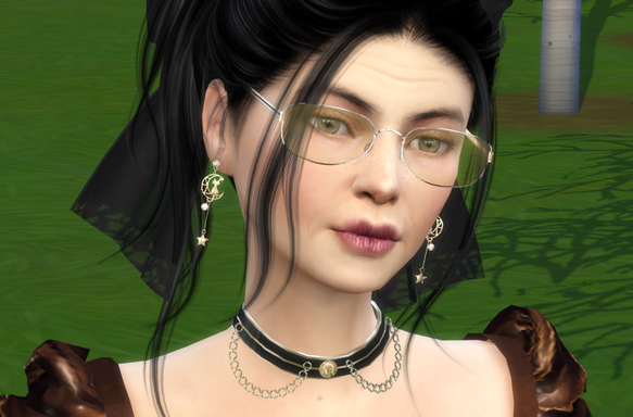 sims custom character download brunette female Giulietta Barbieri by Bonita100 Face View