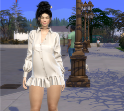 sims game custom sim download woman Giulietta Barbieri by Bonita100 Body View