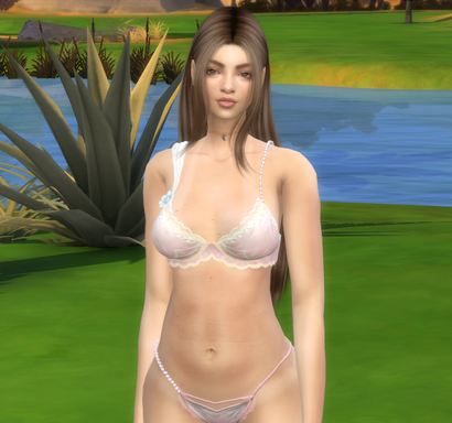 the sims 4 cc download brown hair female Mariela Venegas by Bonita100 Body View