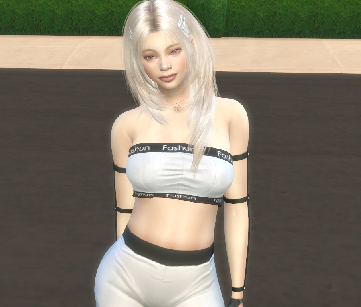 the sims 4 realistic style download girl Amelia Adams by Bonita100 Body View