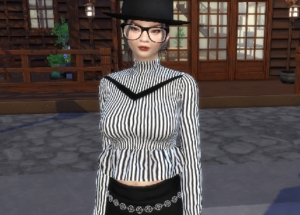 sims custom sim download girl Nari Lee by Bonita100 Body View