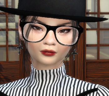 sims game custom content download asian girls female Nari Lee by Bonita100 Face View