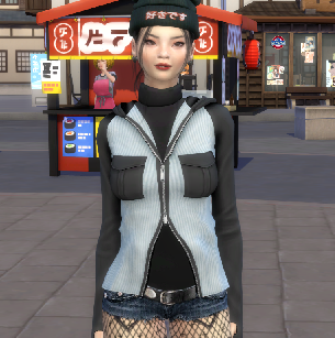 sims game high detail download girl Nari Lee by Bonita100 Body View
