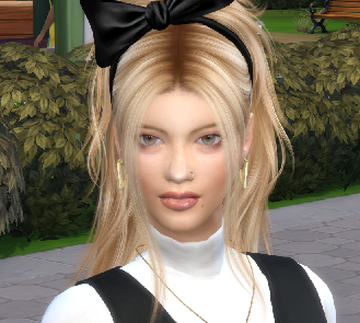 sims4 custom character download girl Tamara Cohen by Bonita100 Face View