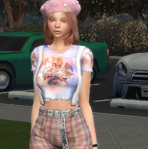 sims game custom sim download girl Merle Konsa by Bonita100 Body View