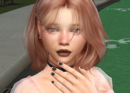sims game alpha cc style download redhead female Merle Konsa by Bonita100 Face View