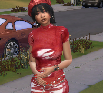 sims premium cc download brunette female Inti Mamani by Bonita100 Body View