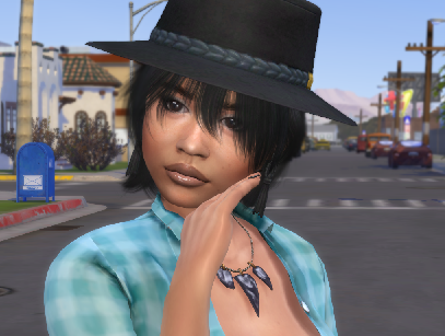 sims 4 alpha cc style download native american female Inti Mamani by Bonita100 Face View