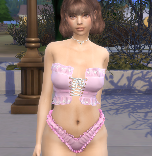 sims 4 alpha cc download girl Belinha Pereira by Bonita100 Body View