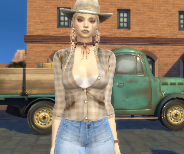 sims game premium cc download girl Fernanda Wagner by Bonita100 Body View