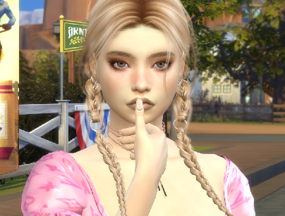 sims premium cc download blonde female Fernanda Wagner by Bonita100 Face View