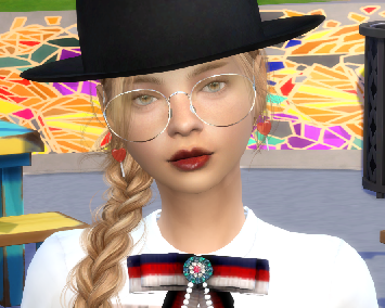 sims alpha cc style download blonde female Tatiana Abramowicz by Bonita100 Face View