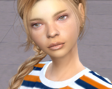 sims 4 premium cc download blonde female Tatiana Abramowicz by Bonita100 Face View