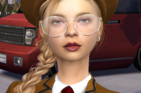 the sims 4 custom sim download blonde female Tatiana Abramowicz by Bonita100 Face View