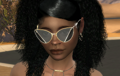 sims 4 alpha cc style download black girls female Lisette Ventura by Bonita100 Face View