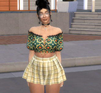 the sims 4 alpha cc style download brunette female Azra Bardakci by Bonita100 Body View