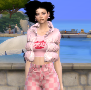 sims custom character download girl Stephanie Pereira by Bonita100 Body View