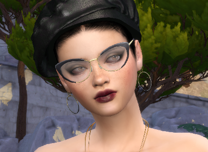 sims realistic style download brunette female Stephanie Pereira by Bonita100 Face View