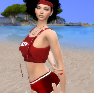 sims game alpha cc style download girl Stephanie Pereira by Bonita100 Body View