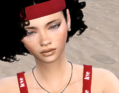 sims 4 high detail download brunette female Stephanie Pereira by Bonita100 Face View